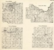 Green Lake County - Berlin, Mackford, St. Marie, Manchester, Wisconsin State Atlas 1930c